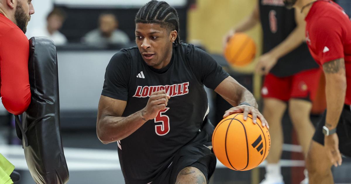 Louisville basketball dismisses former G League guard London Johnson Louisville basketball dismisses former G League guard London Johnson