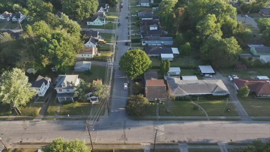 Chickasaw neighborhood aerial 9-4-25