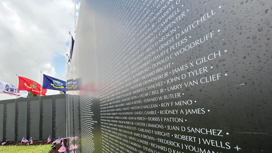 Traveling Vietnam Wall in Shepherdsville, Kentucky