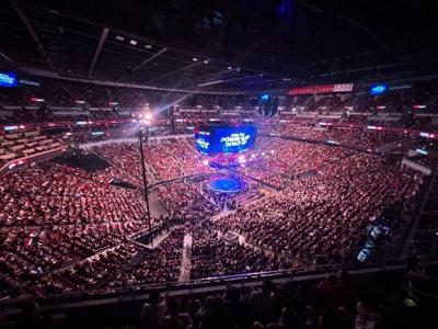 UFC fight at KFC Yum! Center on 6.8.24 - USED ON 6.9.24