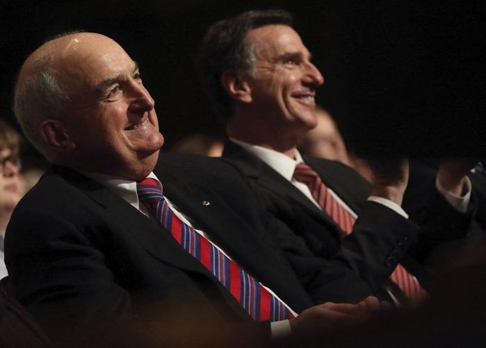 President of Indiana University Michael McRobbie and Lee Feinstein.jpeg