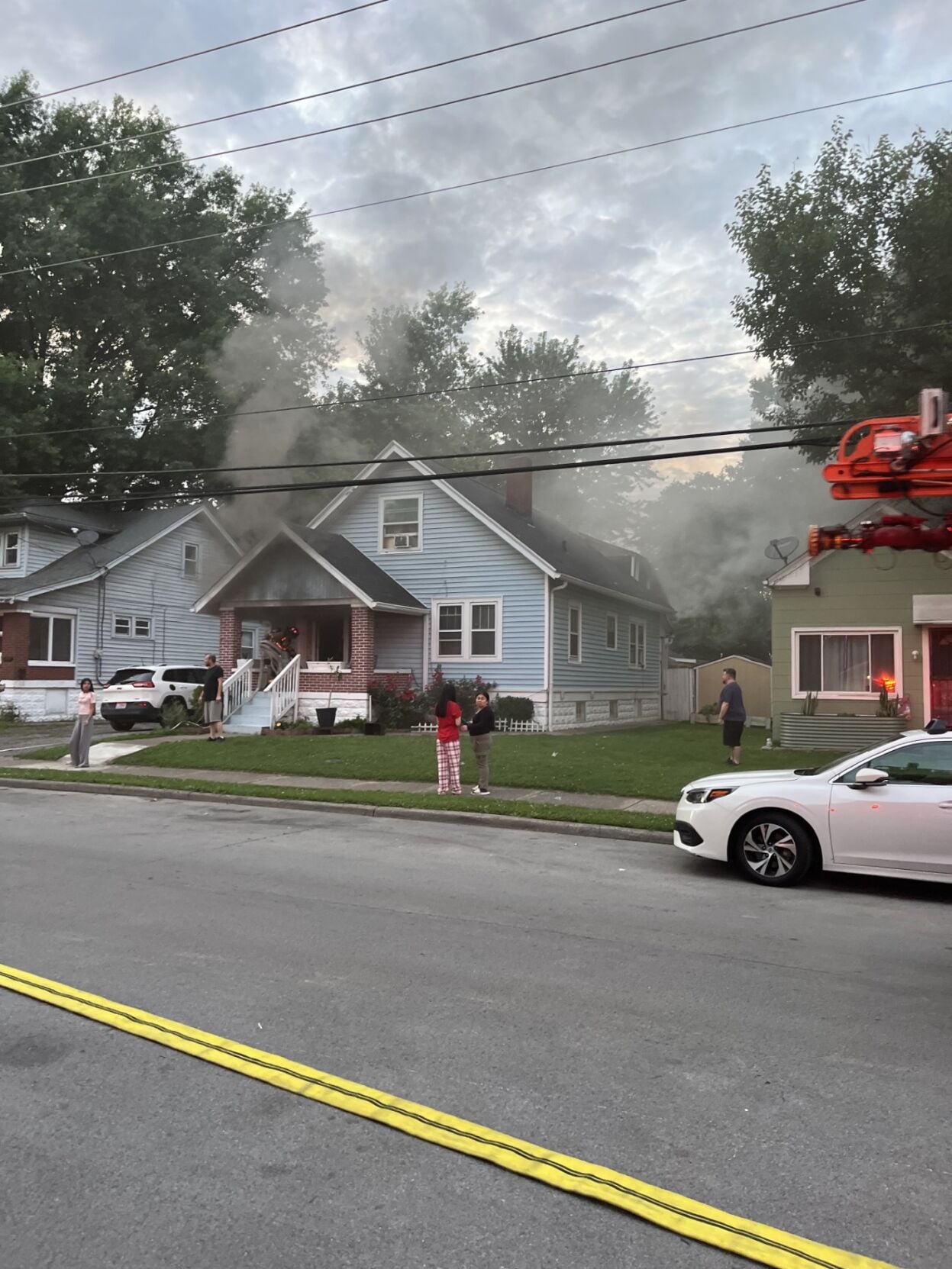 W. Evelyn Avenue house fire