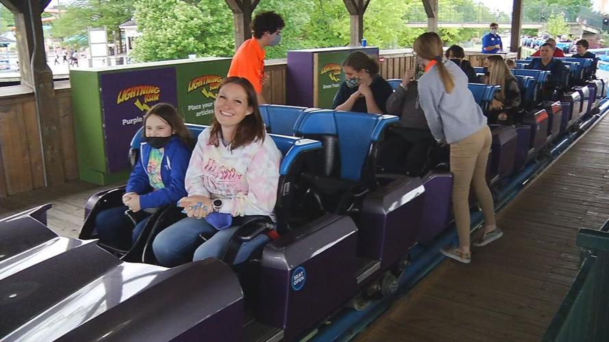 Thousands attended Kentucky Kingdom's opening day 5/8/21