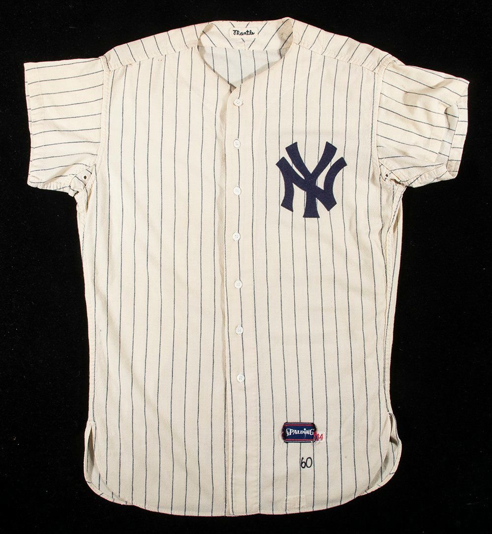VIDEO, Mickey Mantle Yankees jersey could fetch $300,000 at Louisville  Slugger auction Nov. 9, Morning