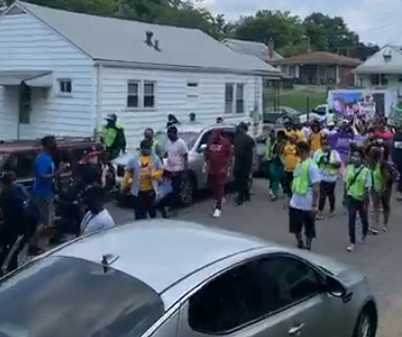 Until Freedom Protesters in Street - 8-25-20