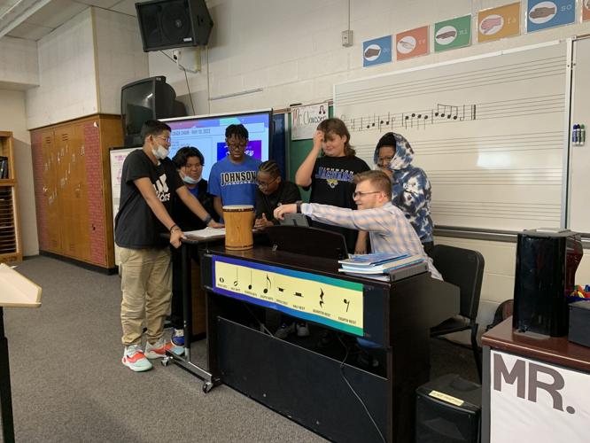 Nick Claussen's choir class