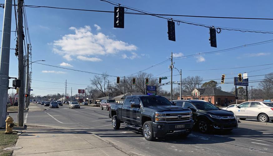 The intersection of Dixie Highway and Gagel Avenue