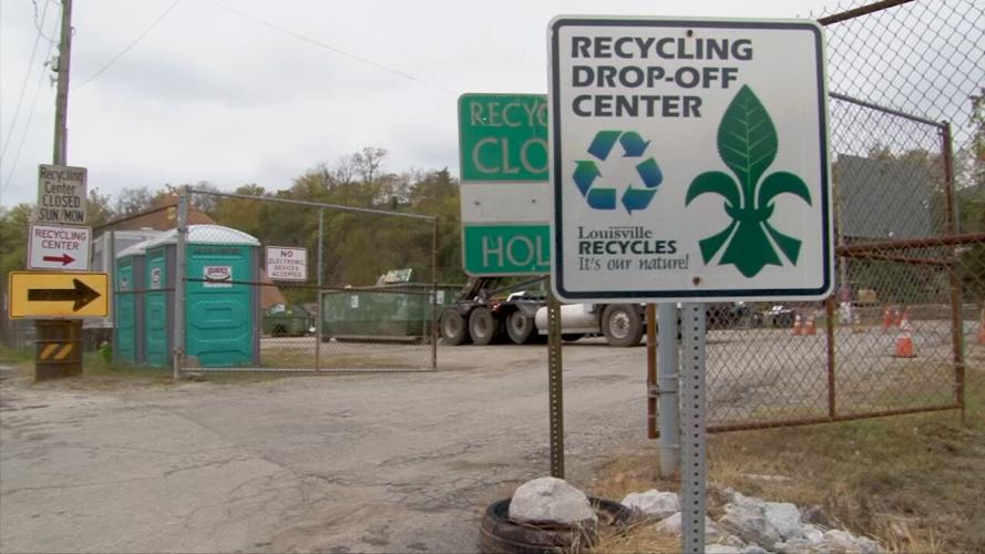 Recycling drop-off site Louisville