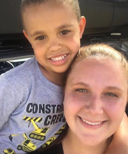 Megan Bishop with her son, Taylor.jpg