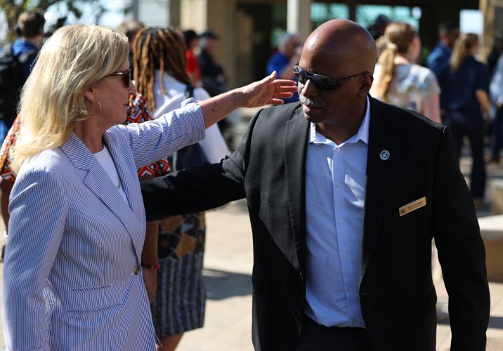 David James shares an embrace.JPG