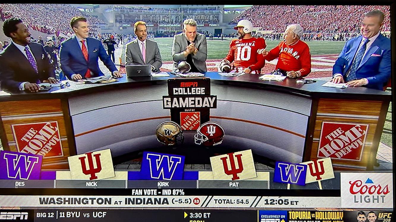 ESPN College GameDay in Bloomington