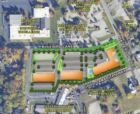 Proposed BlueBird Luxury Lofts in Jeffersontown