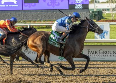 Catching Freedom wins the $1 million Louisiana Derby