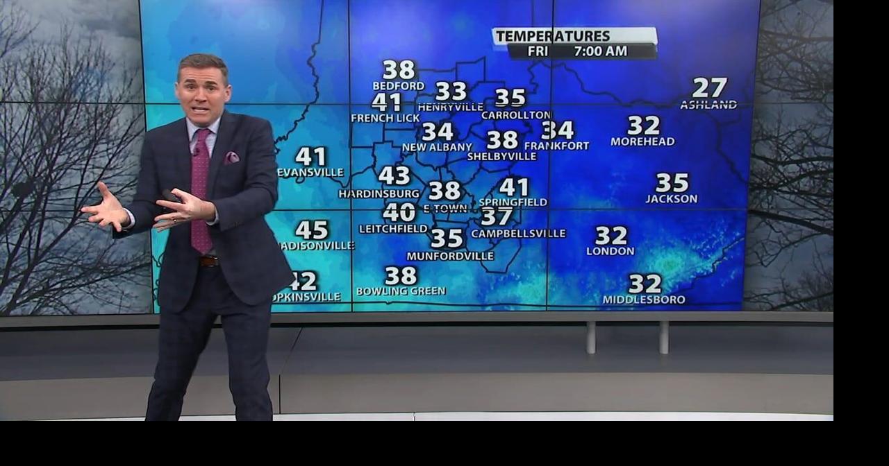 Jude Redfield's Friday Morning Forecast Weather