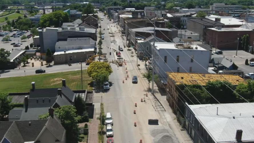 Downtown New Albany Construction