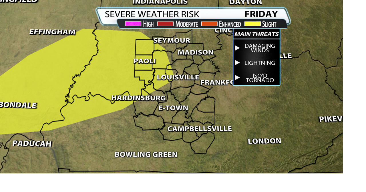 Severe Risk: Updating Damaging Wind And Tornado Threat For Friday... Jun 25, 2026 49 mins ago