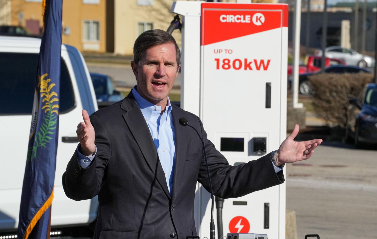 First federally funded EV charging station underway in Kentucky