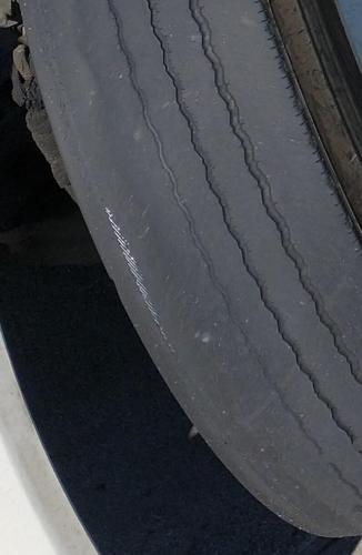 Excessive wear on semi tire