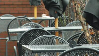 Saints in St. Matthews outdoor patio open for dining