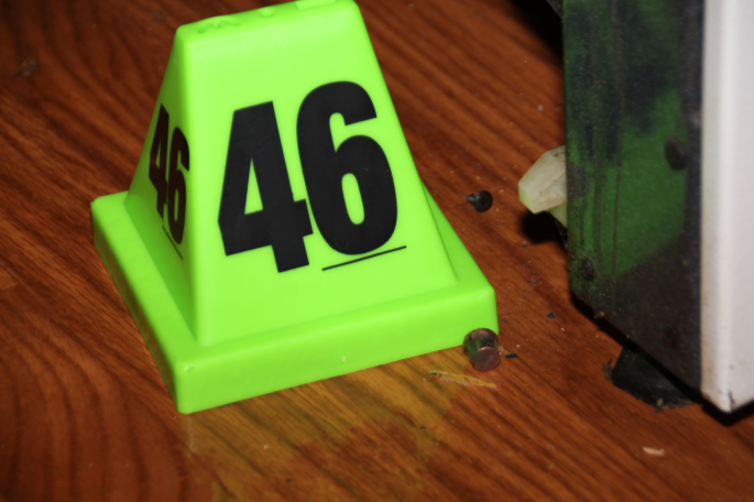 A bullet on Breonna Taylor's kitchen floor