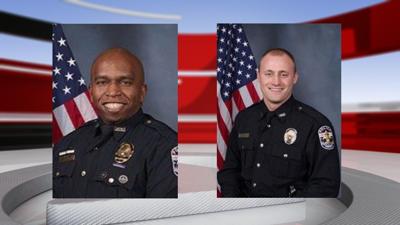 LMPD Officers Malcolm Miller and Jeffrey Emerich
