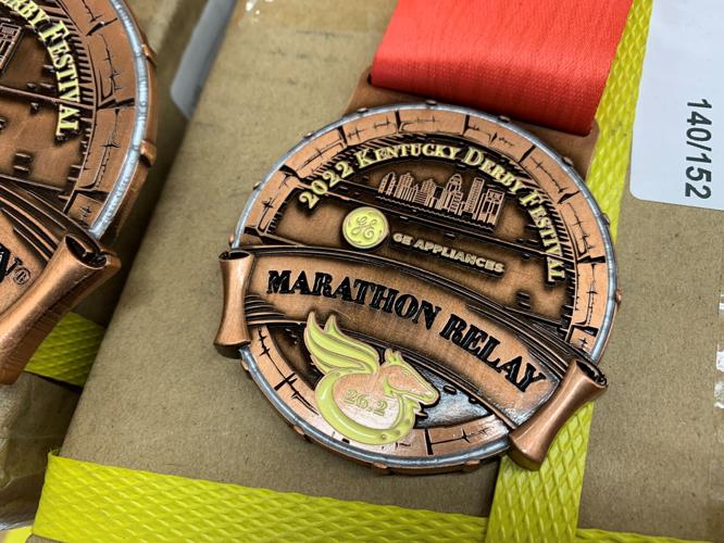 2022 KDF Marathon Relay Medal