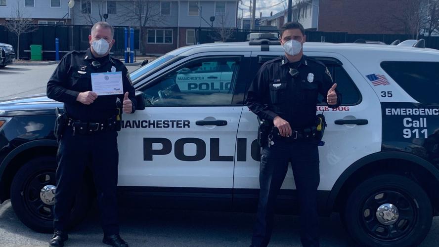 Law enforcement with equipment donated by SIG Sauer