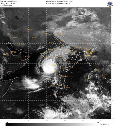 Cyclone Tauktae Still Strengthening Off Indian Coast | Cyclone Tauktae Still Strengthening Off Indian Coast |
