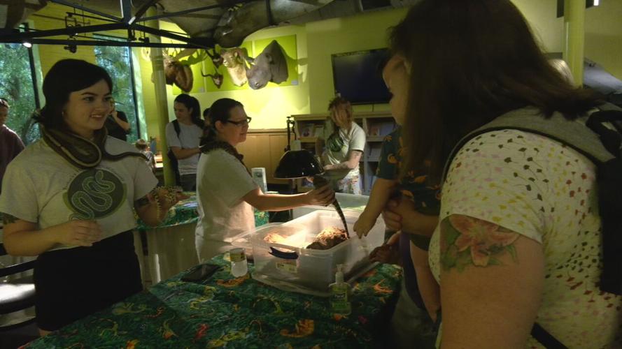 Children at the Kentucky Science Center for 'Dino Day'