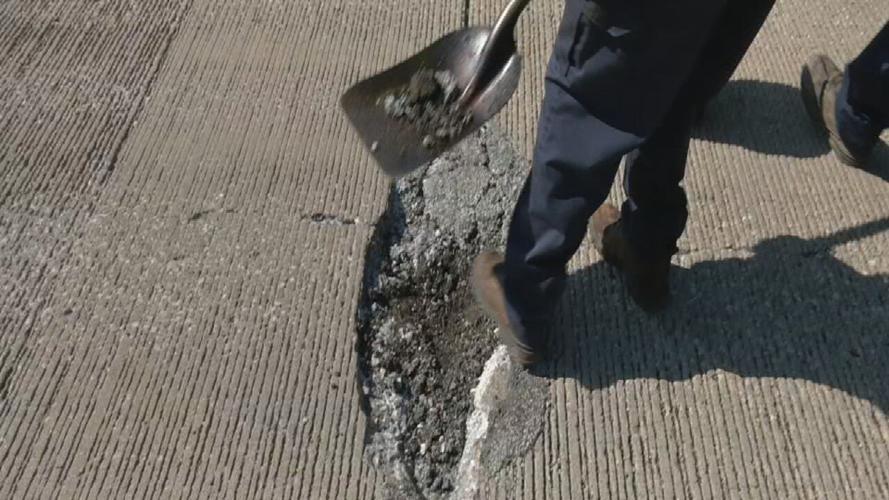 Pothole patching in Louisville