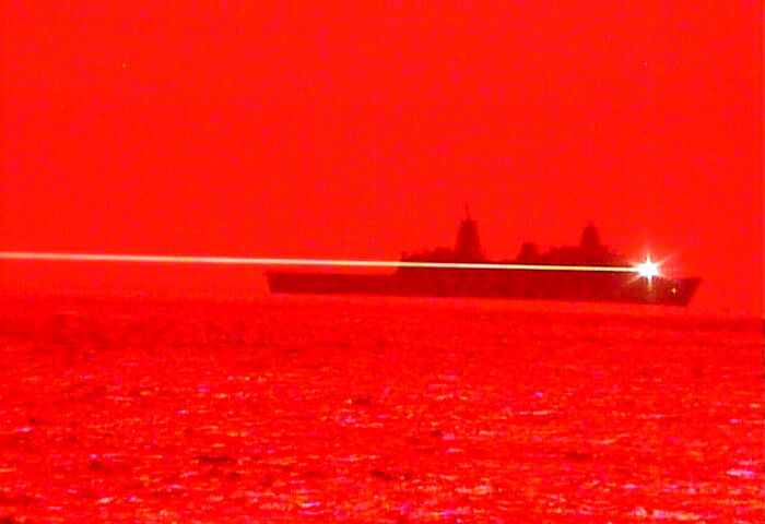 US Navy warship successfully tests laser weapon that can destroy aircraft mid-flight