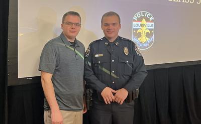 Zack Wilt, with his brother, LMPD Officer Nickolas Wilt