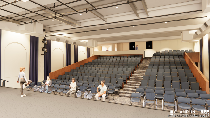 Louisville Collegiate School auditorium improvements rendering
