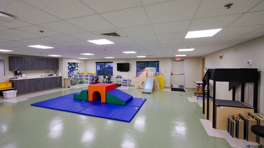 Frazier Rehab Kosair for Kids Pediatric Center Play Area