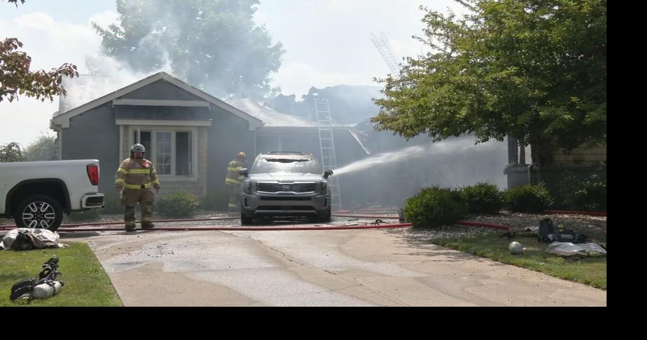 Firefighters in southern Indiana battle house fire near Sellersburg in extreme heat News from