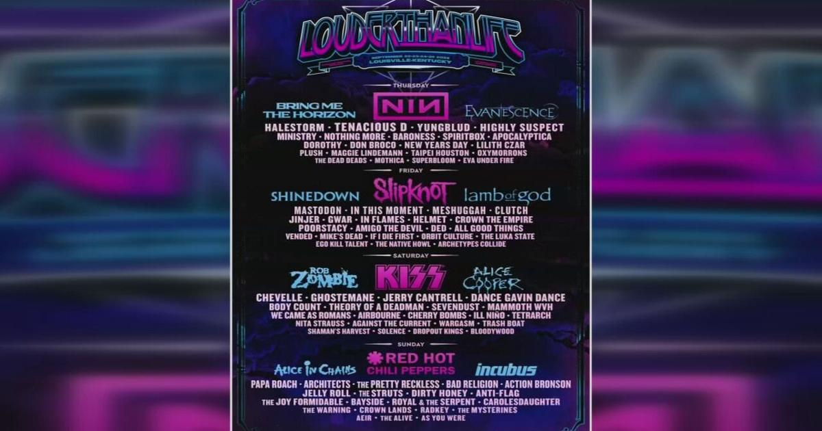 Louder Than Life lineup announced Wdrbvideo