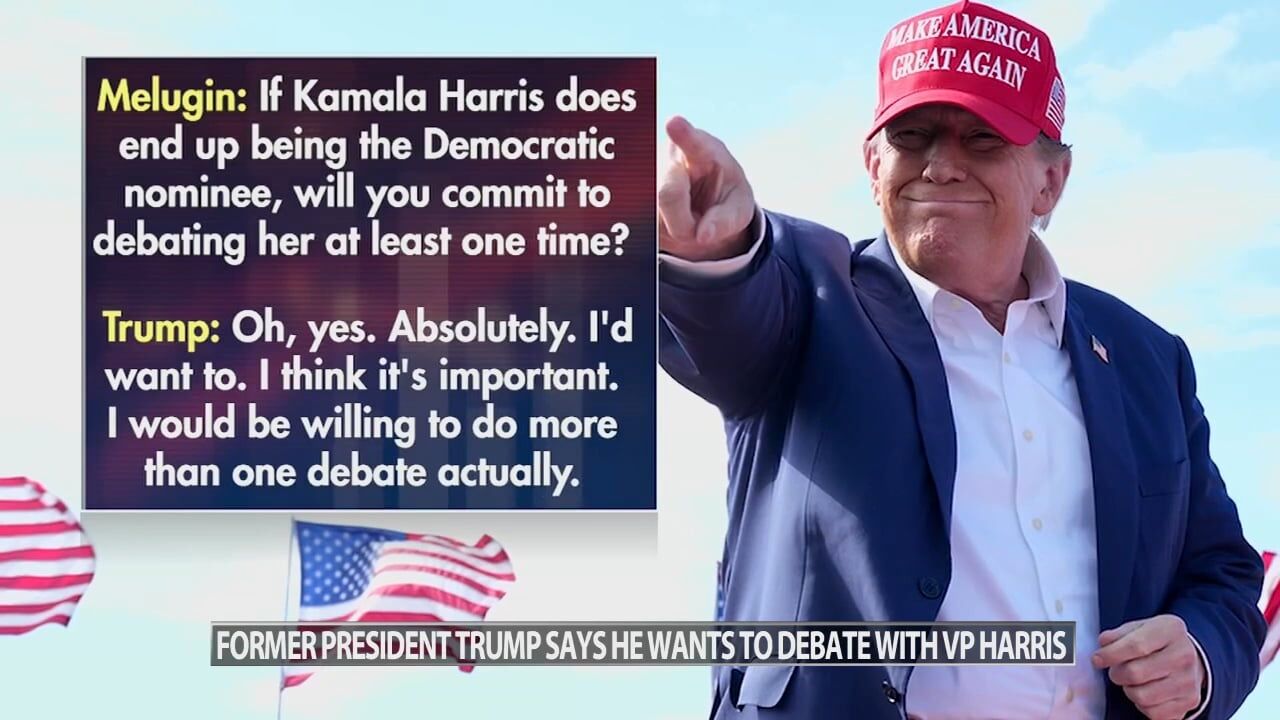 Trump Said He's Ready To Debate Harris At Least Once Before Election ...