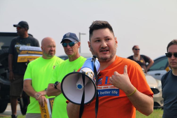 UPS Teamsters Practice Picket