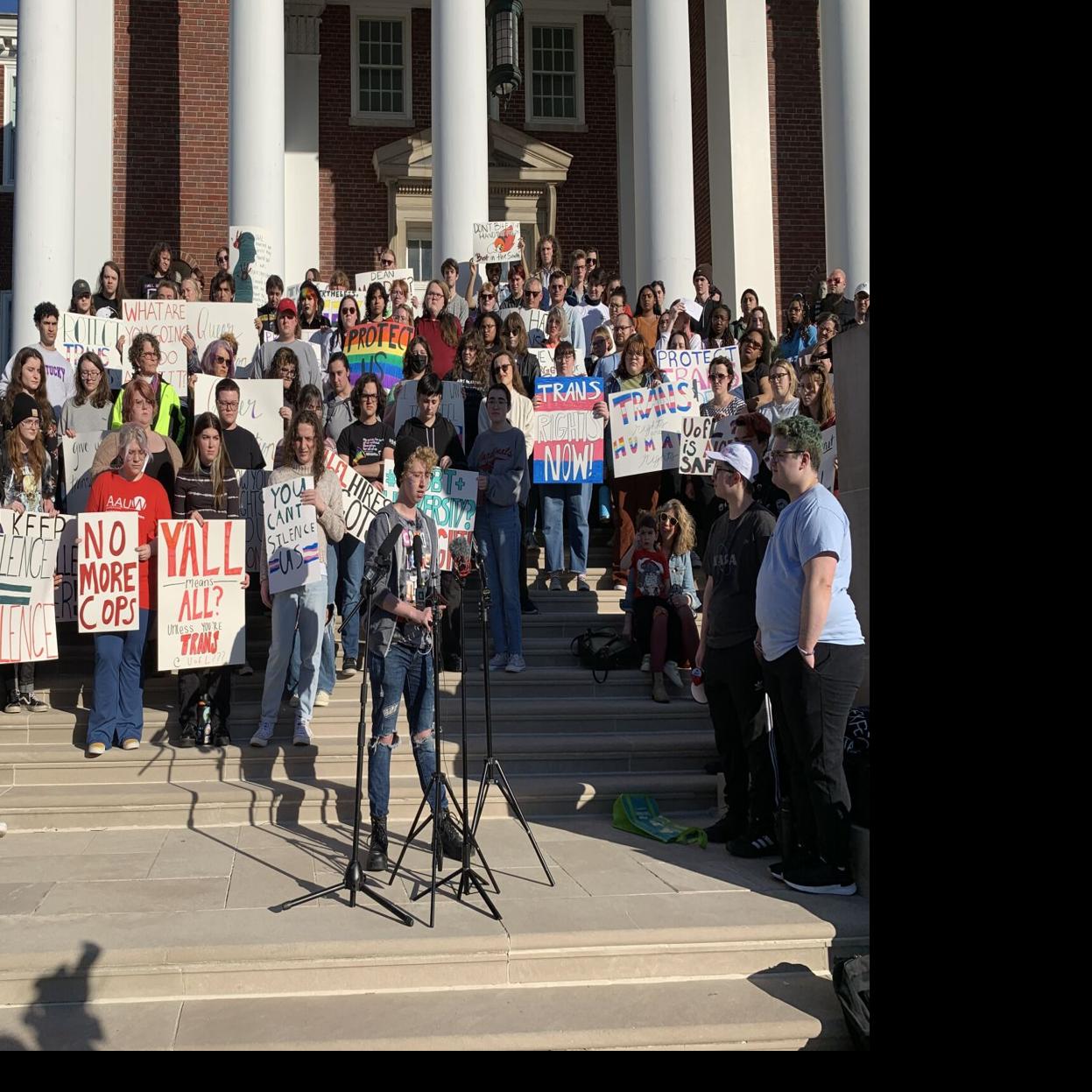 UofL staff, faculty rally for better pay Tuesday