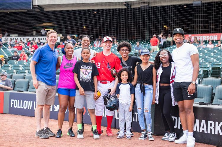 Gov Andy Beshear and Sgt Michael Miller at Louisville Bats.jpg