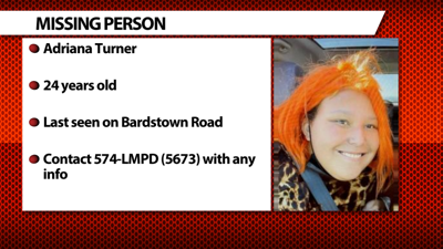Adriana Turner, missing person - AP - 2.14.23