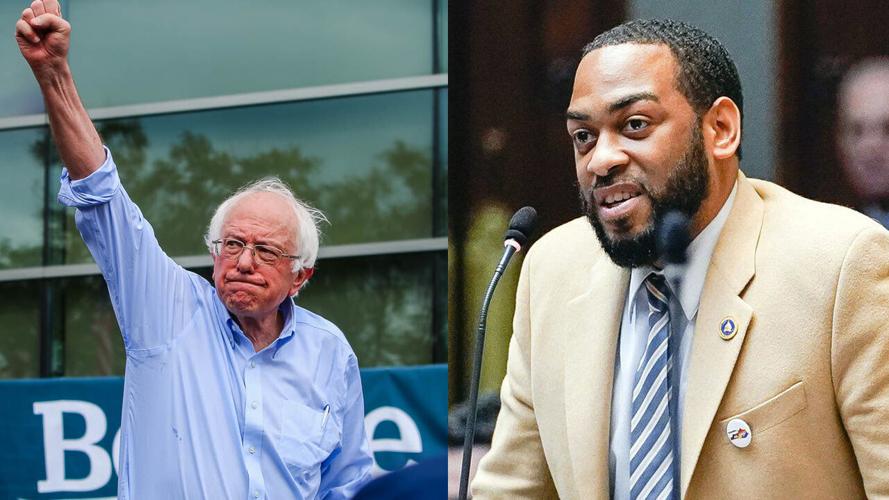 Bernie Sanders and Charles Booker