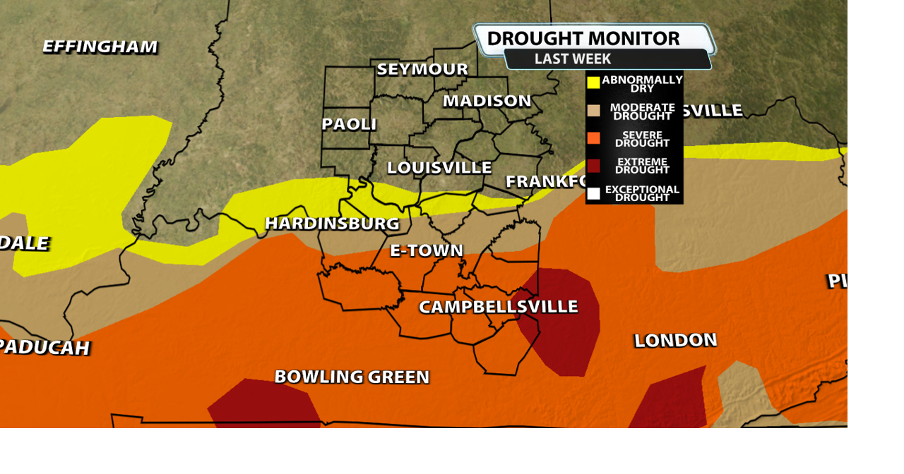 Spring Drought? Showing you who has no drought and extreme drought