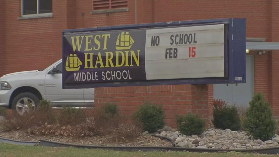 West Hardin Middle School sign