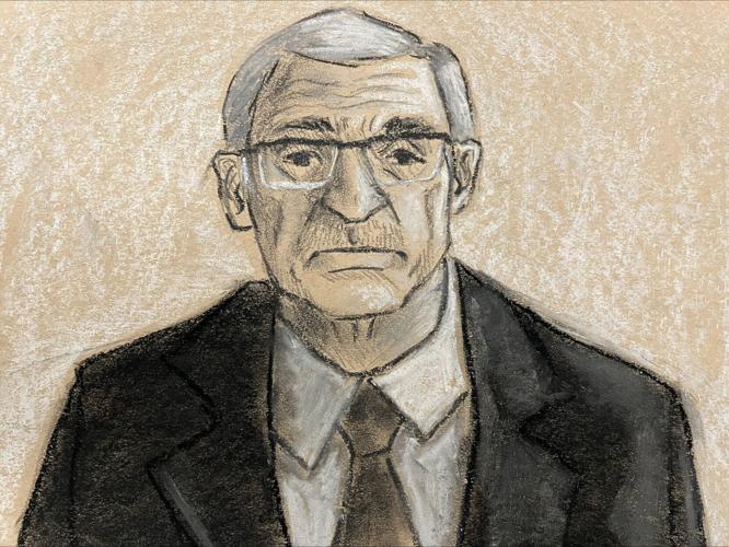 Steve Lawson Trial Sketch