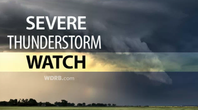 Severe Thunderstorm Watch Issued Wednesday Afternoon