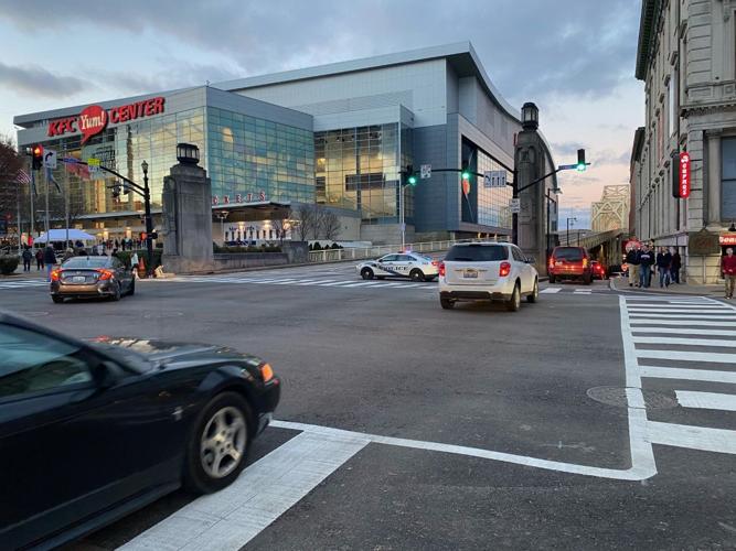 Second Street Bridge ramp near the KFC Yum! Center.jpg