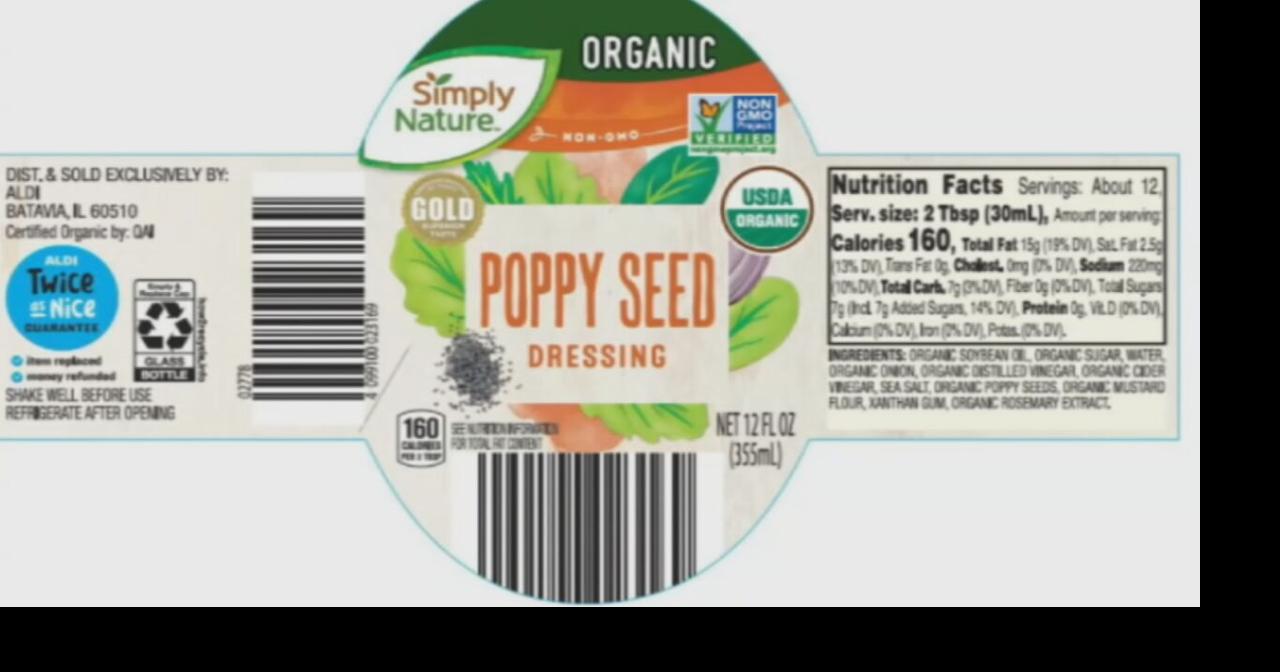 Aldi recalls poppy seed dressing sold in Kentuckiana News from WDRB