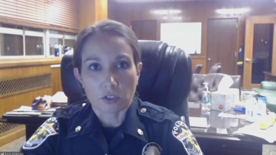 Major Emily McKinley with the Louisville Metro Police Department