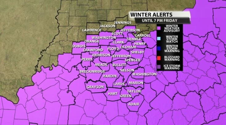 Wintry Mix Starts This Afternoon | Weather Blog | Wdrb.com